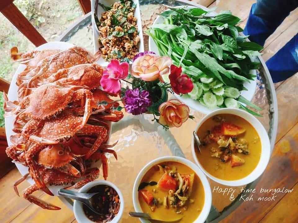Kohmook Happy Time Bungalow Đảo Đảo Koh Mook Ngoại thất bức ảnh